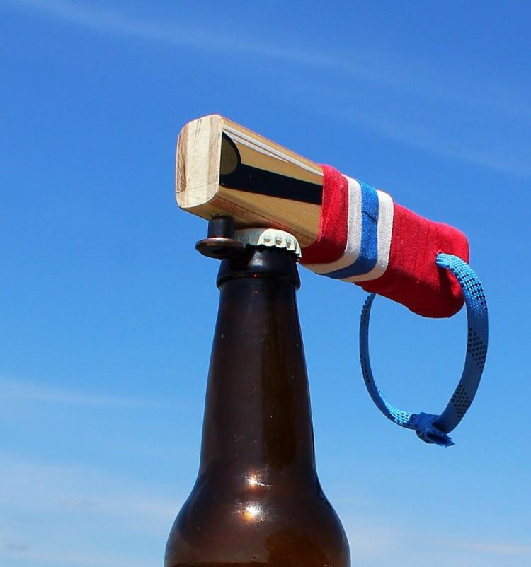 Hockey Stick Bottle Opener