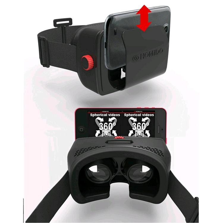 Homido VR Headset - Uses Smart Phone As Screen