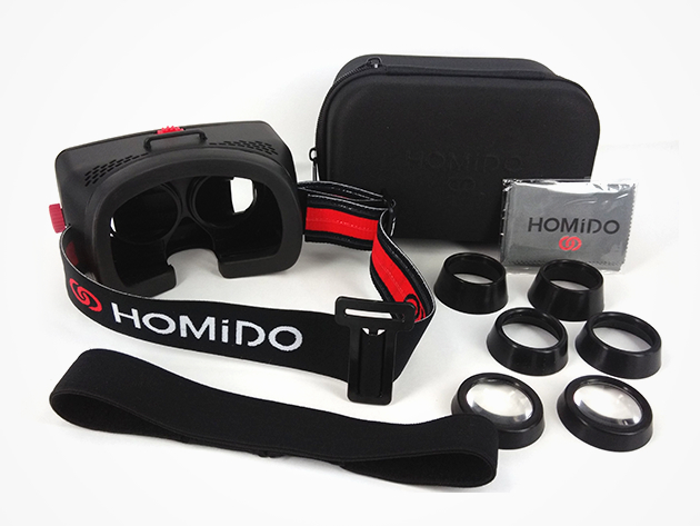 Homido VR Headset - Uses Smart Phone As Screen
