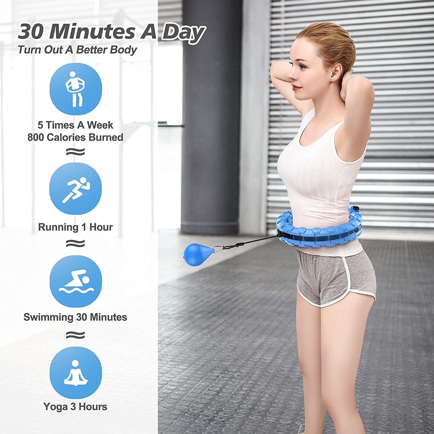 Smart Hoola Hoop Fitness Simulator