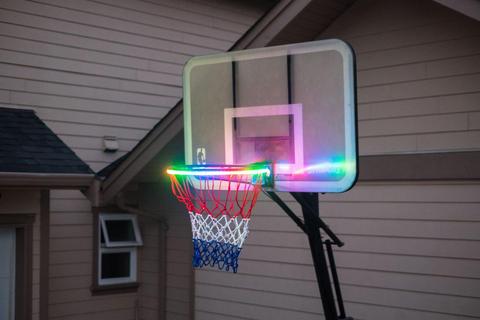 Hoop Light - Motion Activated LED light basketball rim attachment