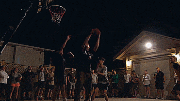 Hoop Light - Motion Activated LED light basketball rim attachment