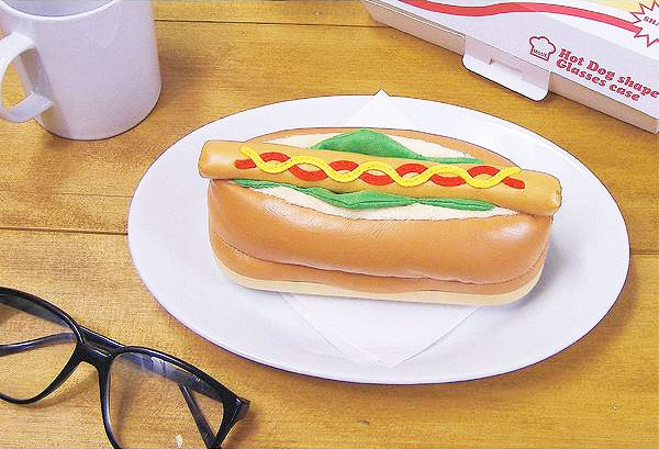 Hot Dog Shaped Glasses Case
