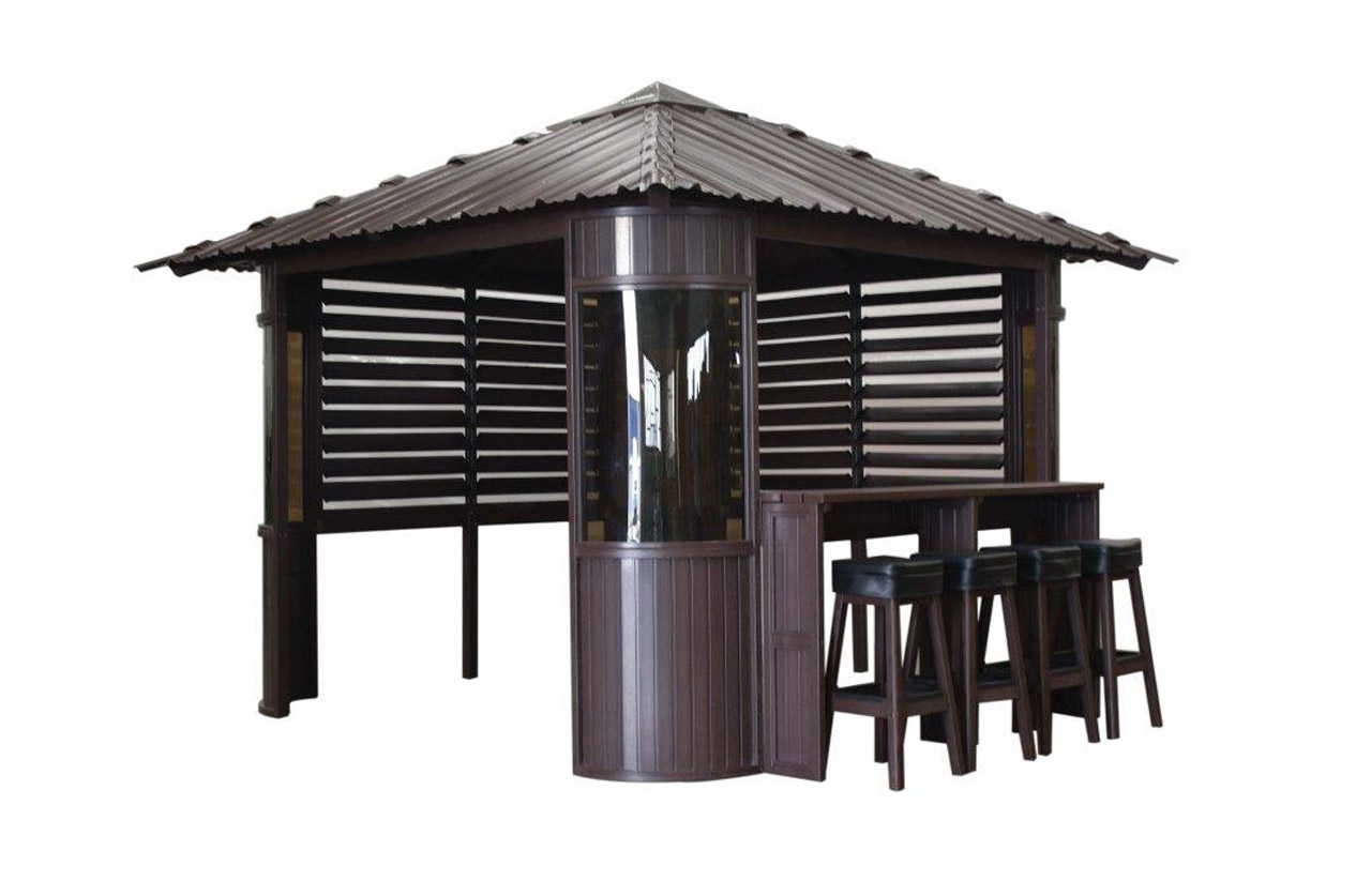 Hot Tub Gazebo Turns Your Spa Into a Swim-Up Bar
