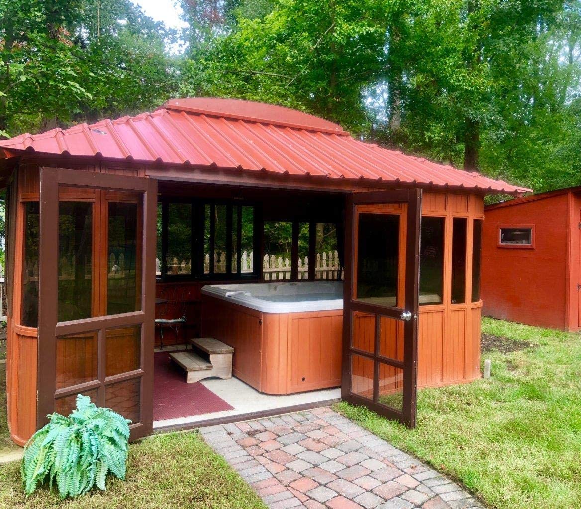 Hot Tub Gazebo Turns Your Spa Into a Swim-Up Bar