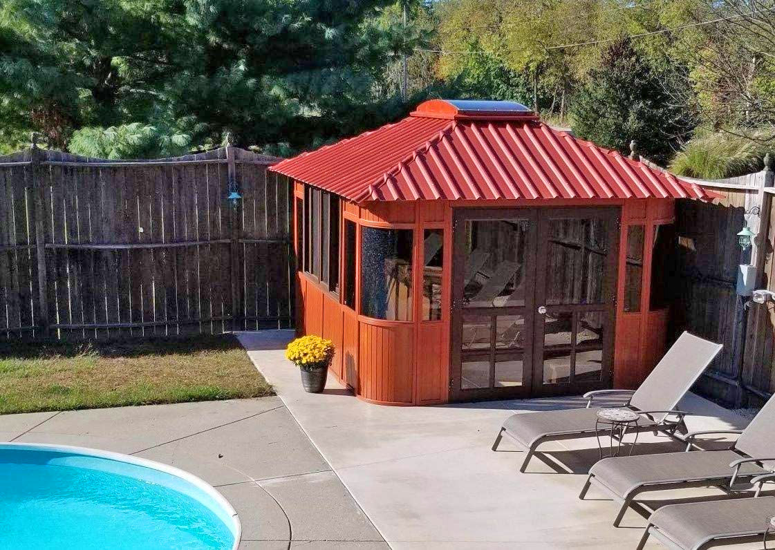 Hot Tub Gazebo Turns Your Spa Into a Swim-Up Bar