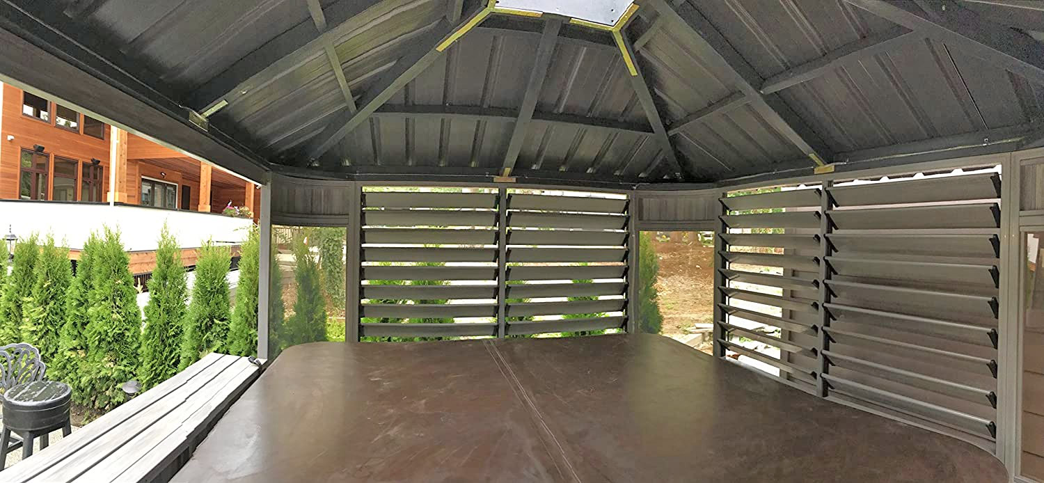 Hot Tub Gazebo Turns Your Spa Into a Swim-Up Bar