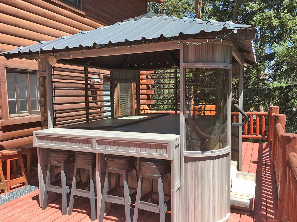 Hot Tub Gazebo Turns Your Spa Into a Swim-Up Bar