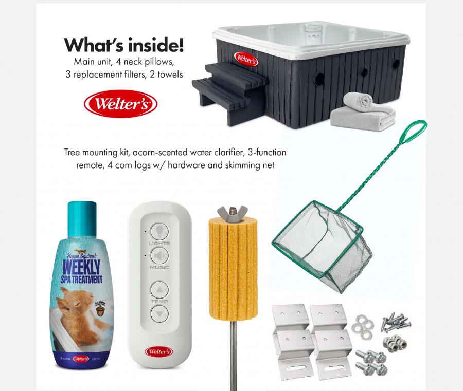 Hot Tub Squirrel FeederHot Tub Squirrel Feeder