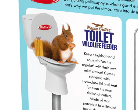 Hot Tub Squirrel Feeder