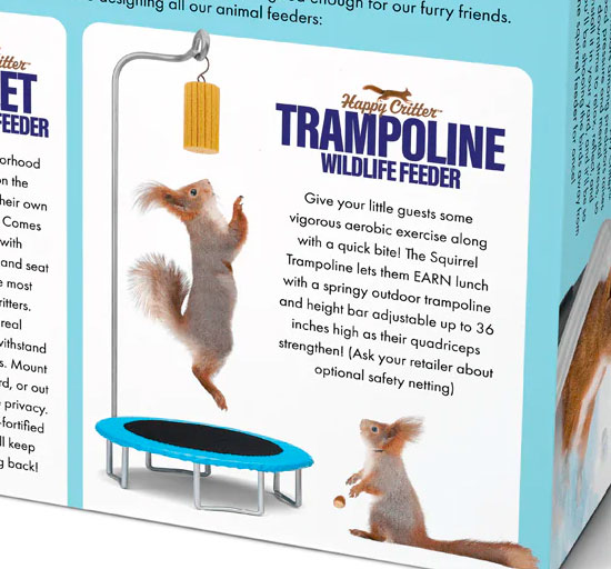 Hot Tub Squirrel Feeder