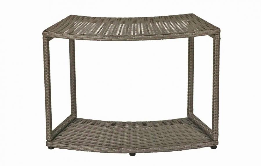 Modular Wicker Hot Tub Surround Table and Stairs