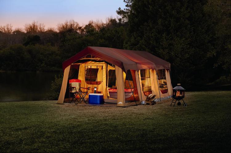 Giant 10 Person Tent - House Shaped Tent - Northwest Territory Ten Person Cabin Tent