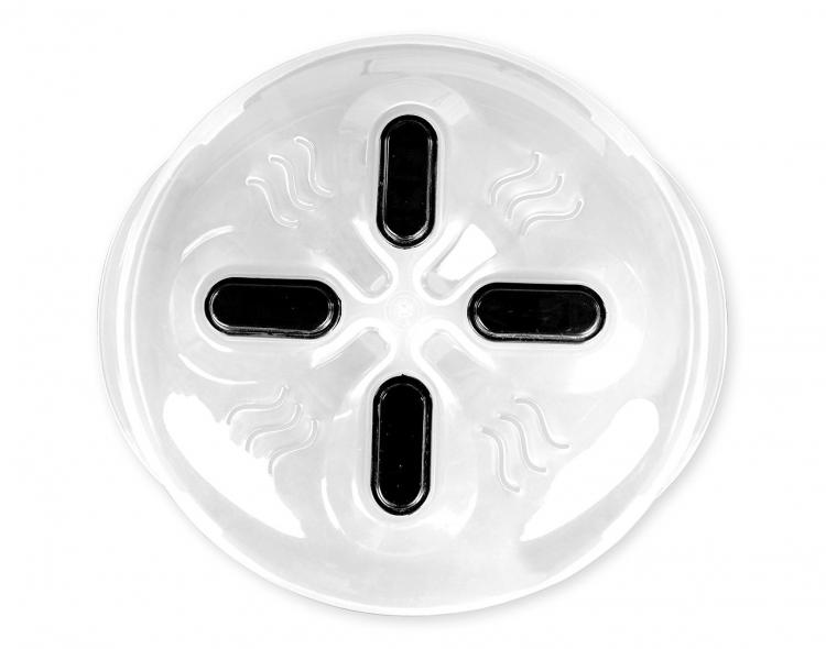 Hover Cover Magnetic Microwave Splatter Lid - Microwave lid attaches to top of microwave ceiling when not in use