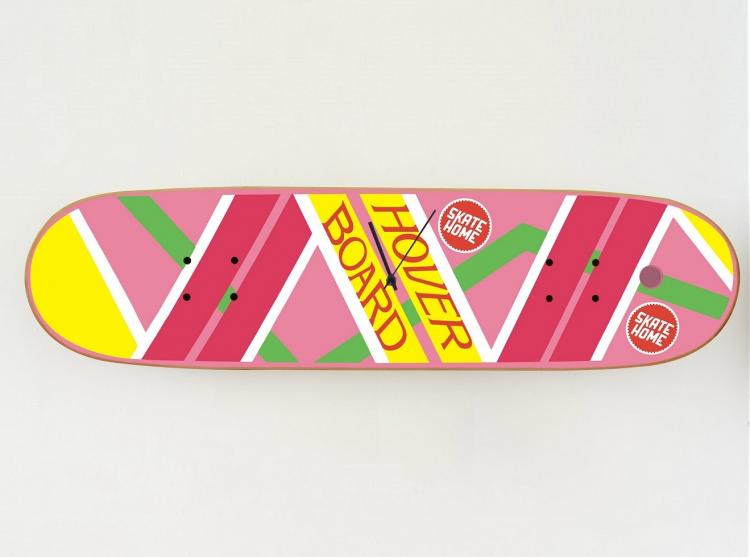 Back To the Future Hoverboard Wall Clock