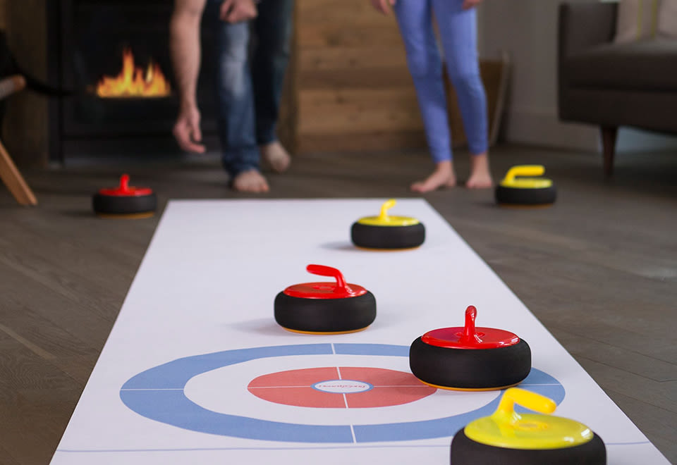 Electric Hovering Curling Set Game