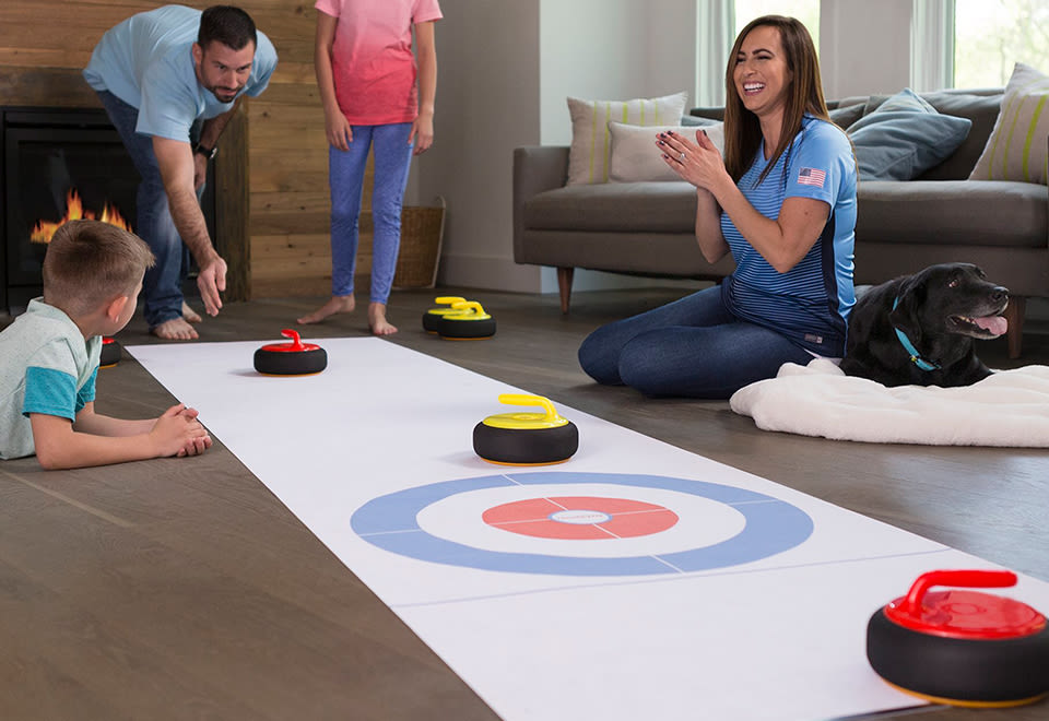 Electric Hovering Curling Set Game