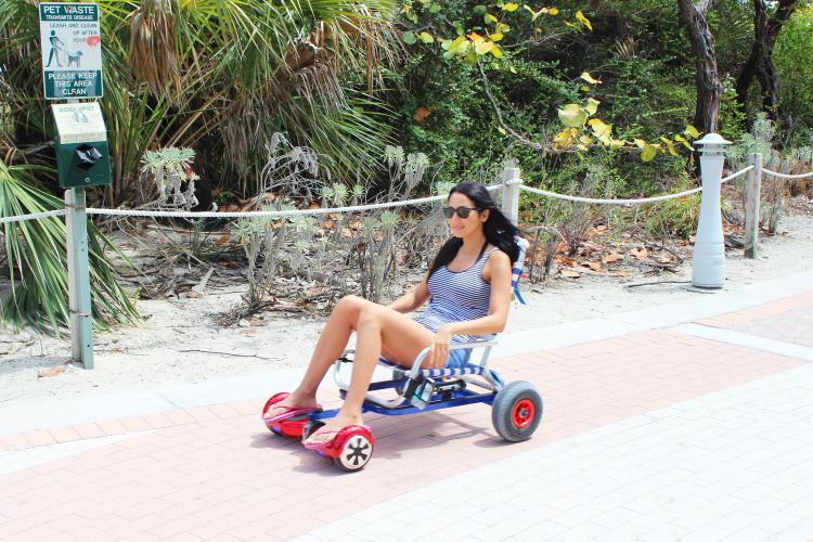 HoverSeat Turns Your Hoverboard Into A Chair - Hoverboard sitting scooter
