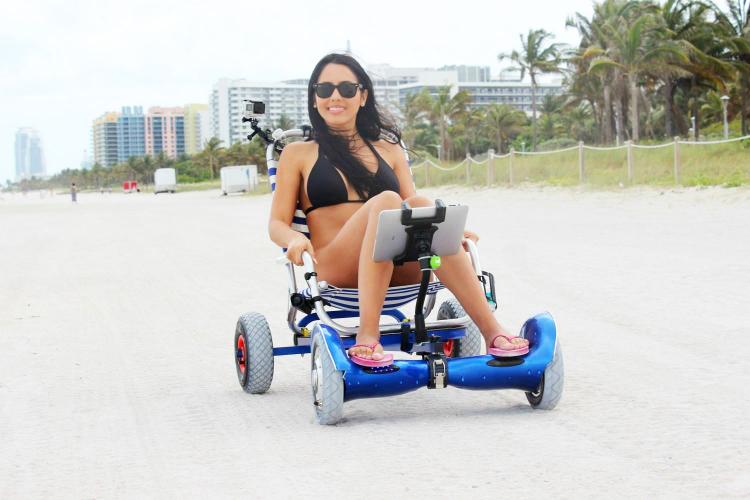 HoverSeat Turns Your Hoverboard Into A Chair - Hoverboard sitting scooter