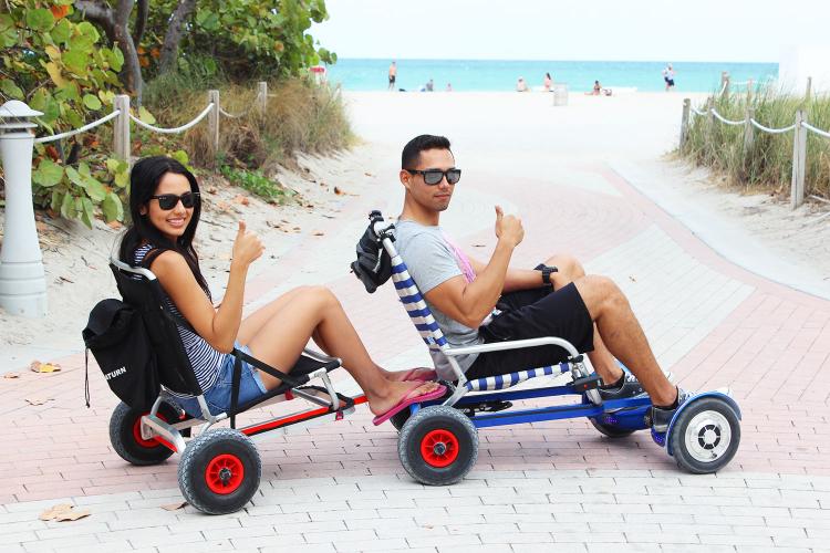 HoverSeat Turns Your Hoverboard Into A Chair - Hoverboard sitting scooter