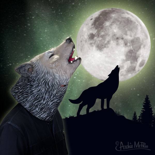 Howling Wolf Mask