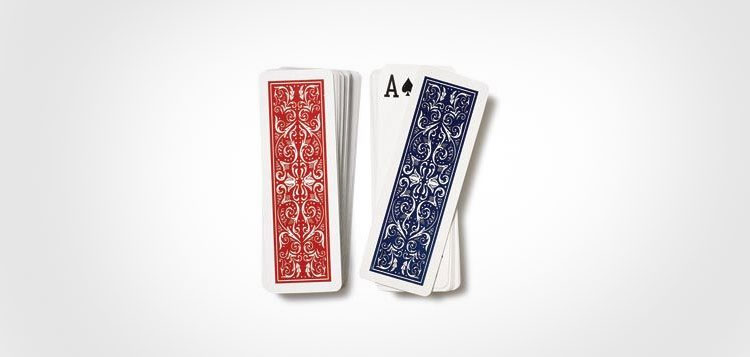 Hoyle Slice Half Deck Skinny Playing Cards