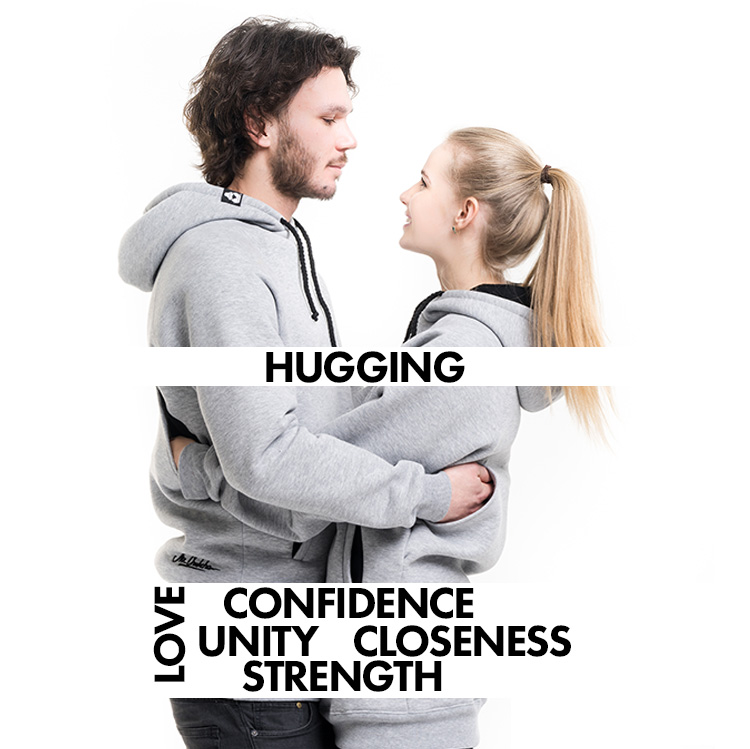 Together Wear - Hugging Hoodies With Rear Pockets For Hugging