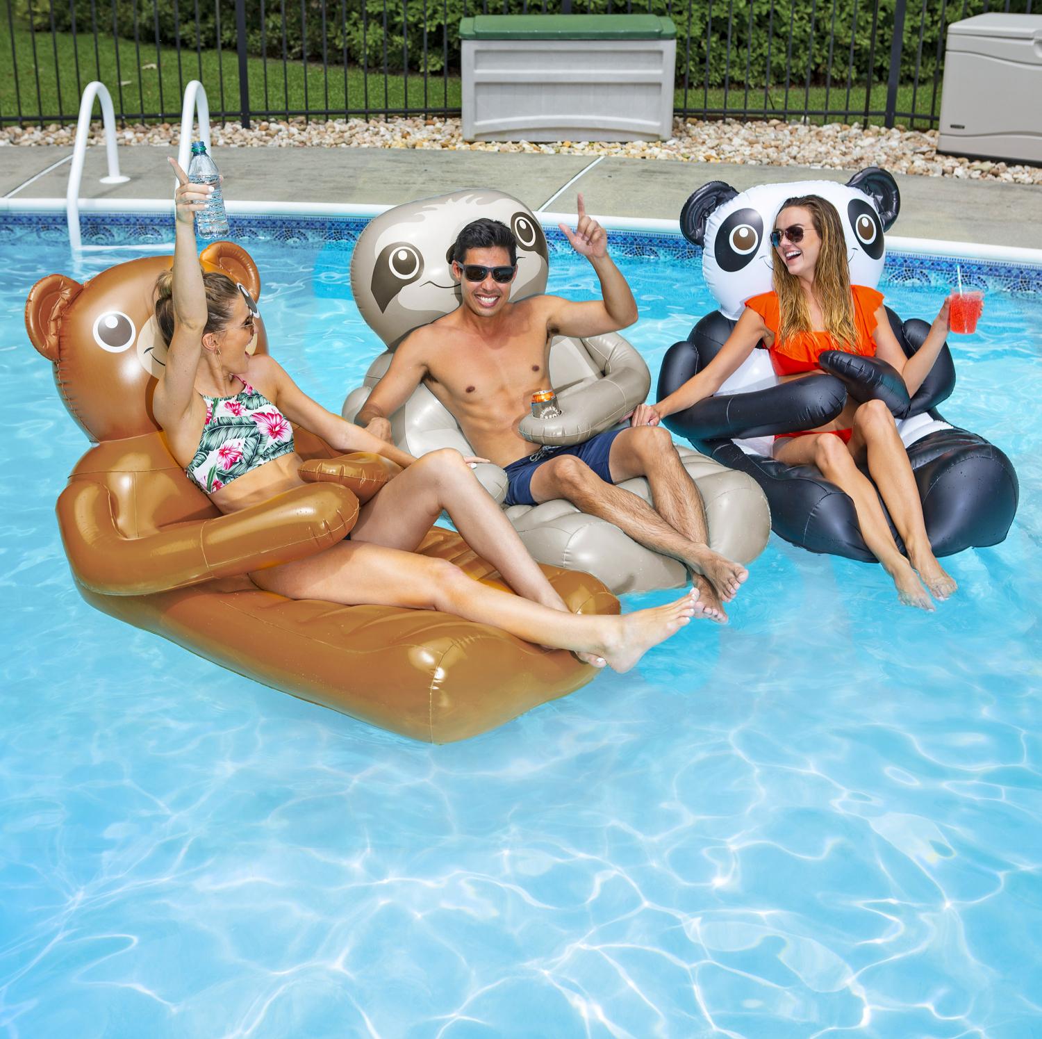 Hugging Sloth Pool Float Lounger