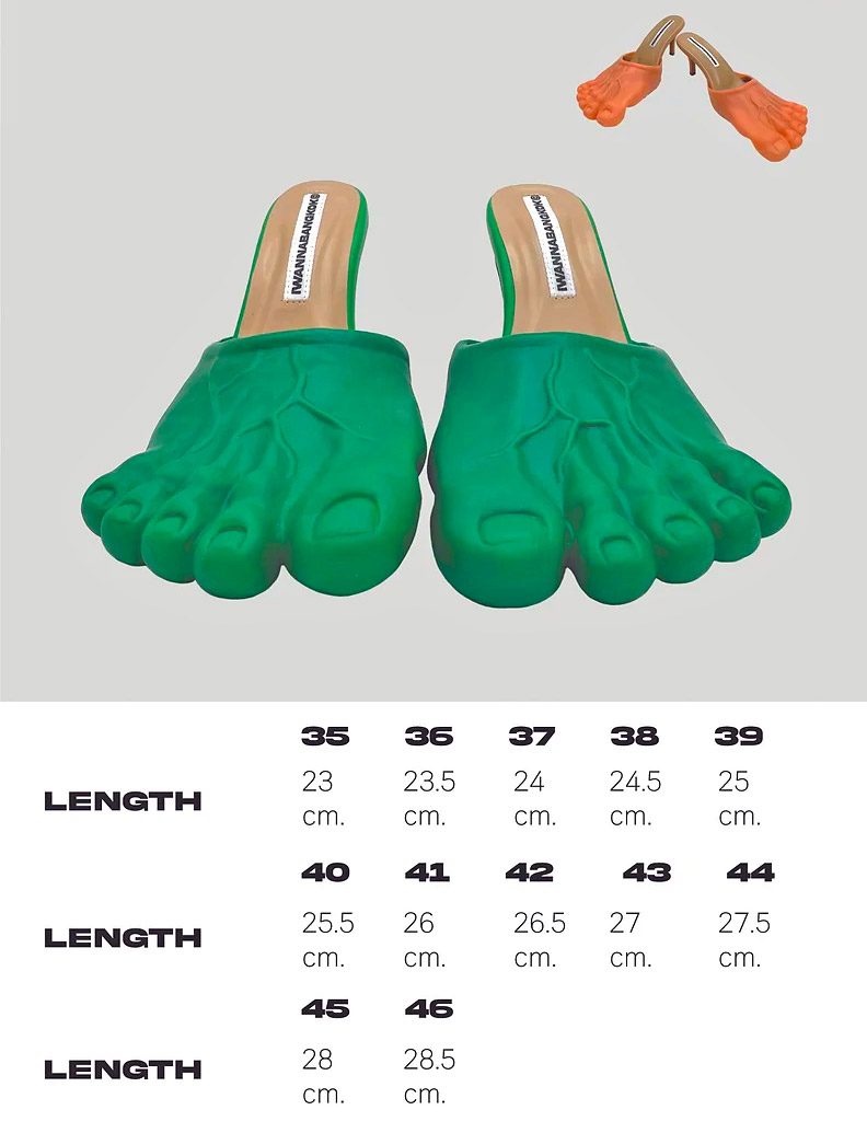 Hulk Feet Heels