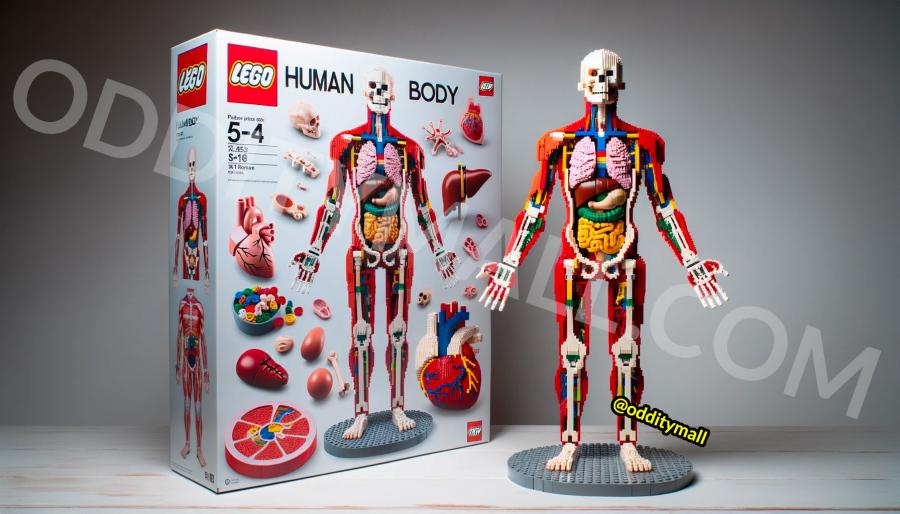 Human Body Lego Set