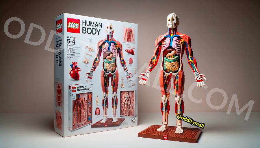 Human Body Lego Set