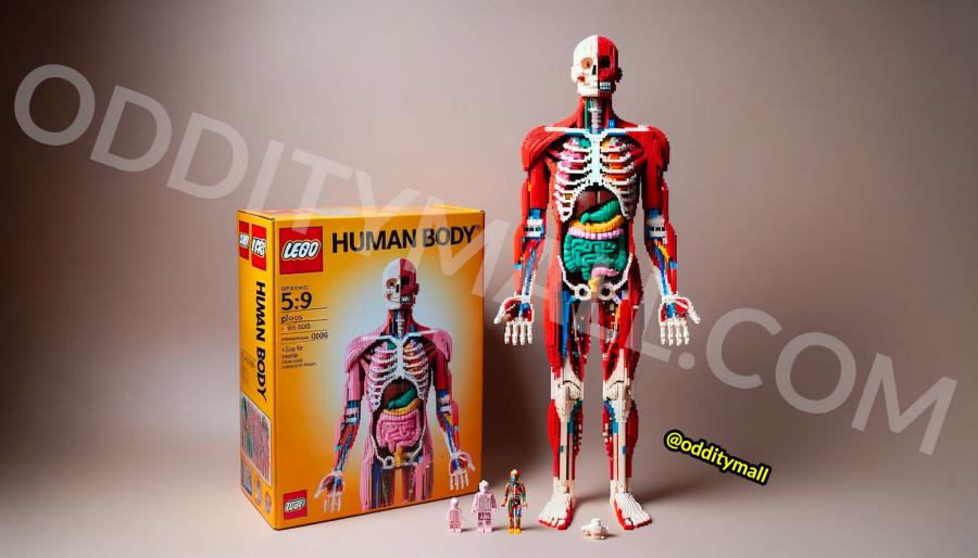 Human Body Lego Set