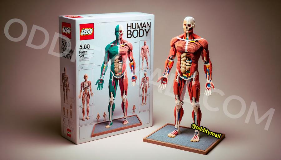 Human Body Lego Set