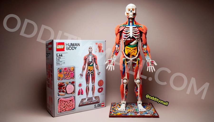 Human Body Lego Set