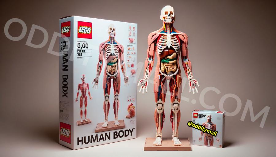 Human Body Lego Set