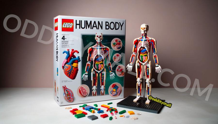 Human Body Lego Set