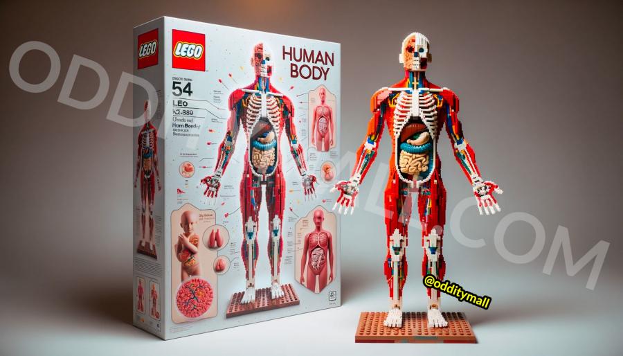 Human Body Lego Set