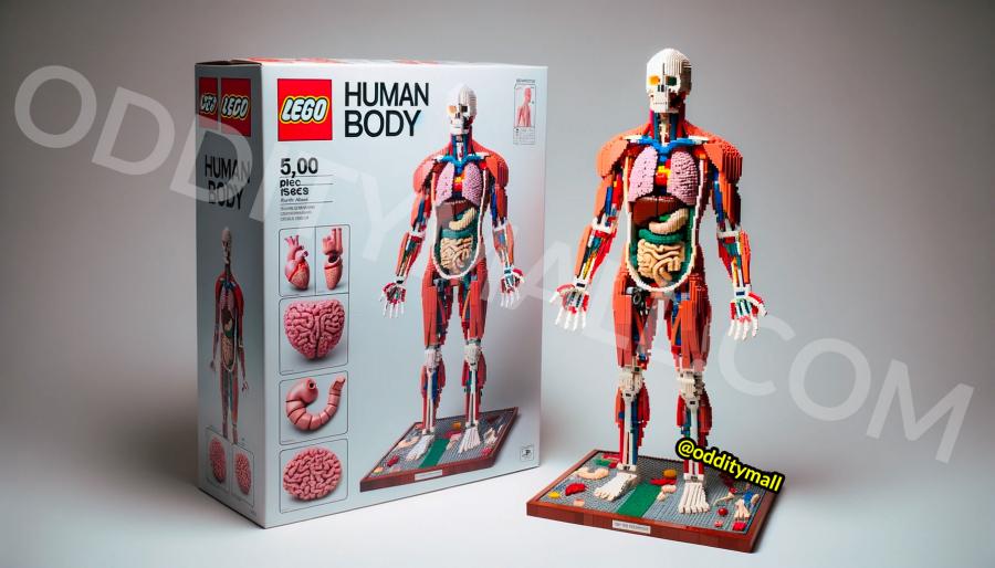 Human Body Lego Set
