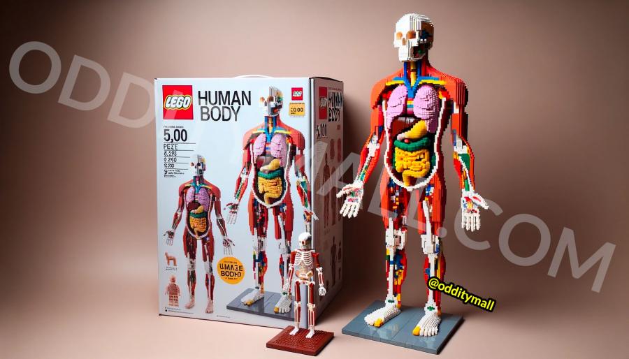 Human Body Lego Set