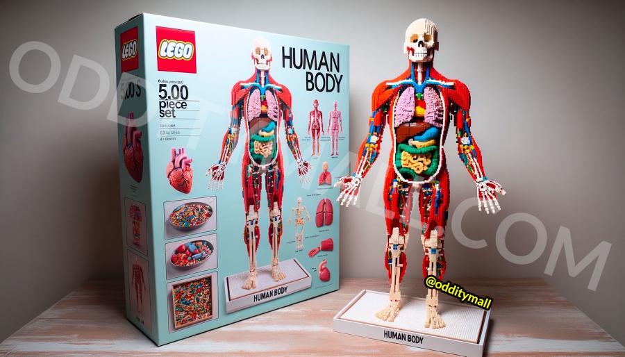 Human Body Lego Set