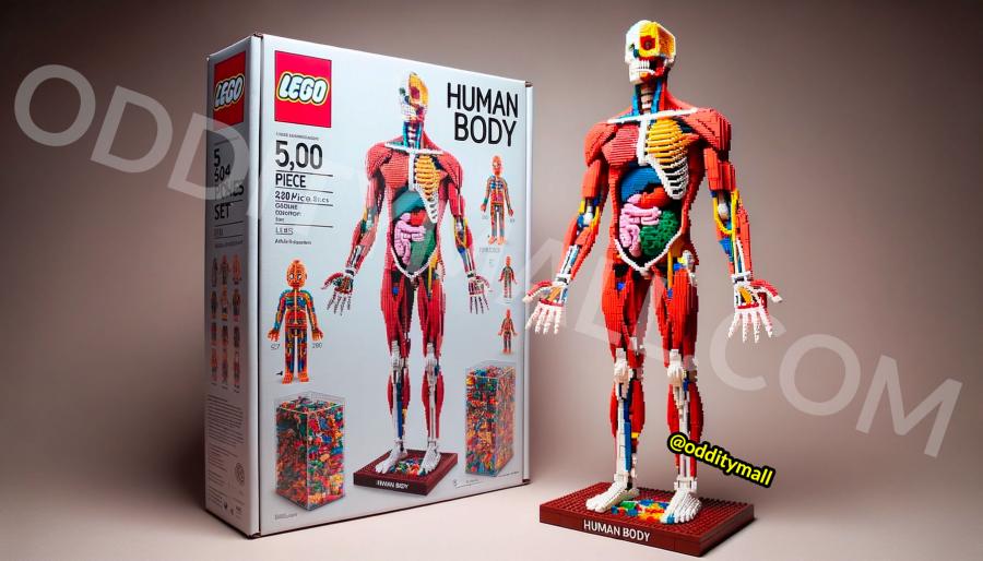 Human Body Lego Set