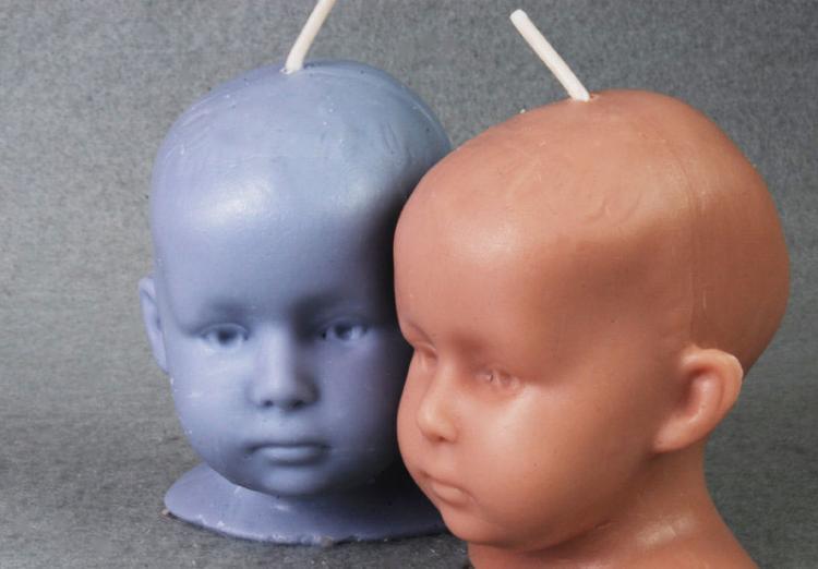 Baby Head Candle
