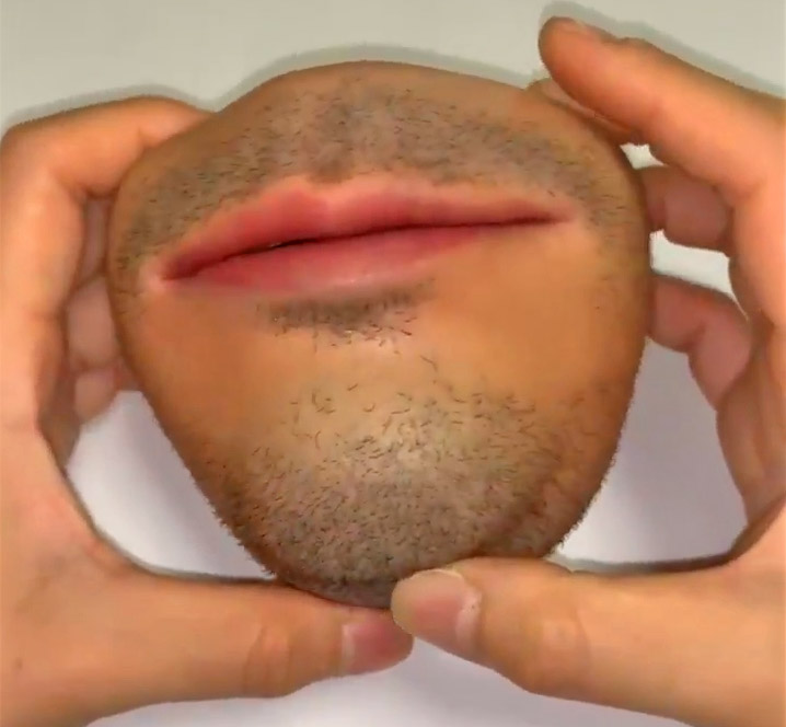 Human Face Coin Purse - Realistic mouth coin holder