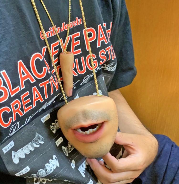 Human Face Coin Purse - Realistic mouth coin holder