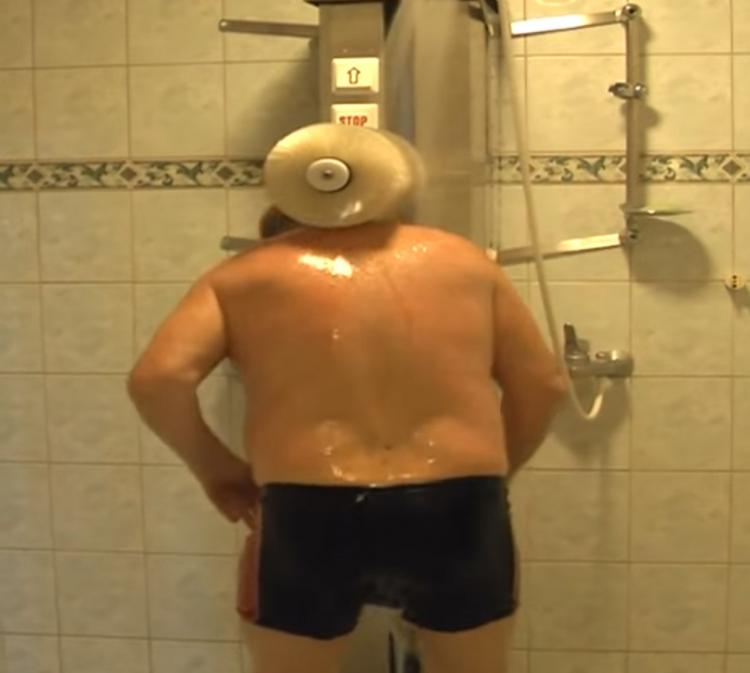 Human Wash - Car Wash For Humans - Moving spinning scrubber shower