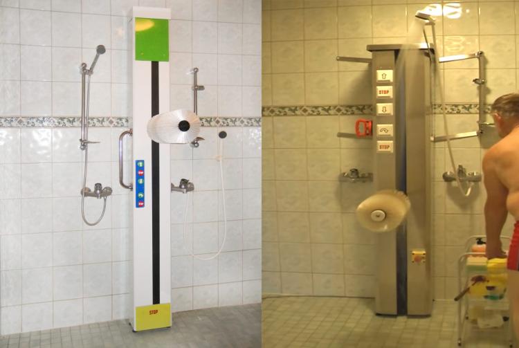 Human Wash - Car Wash For Humans - Moving spinning scrubber shower