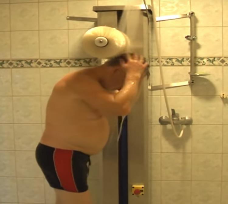 Human Wash - Car Wash For Humans - Moving spinning scrubber shower