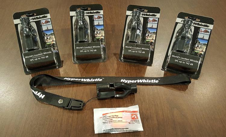 HyperWhistle - Worlds Loudest Whistle - Extra loud emergency whistle - 2 mile range whistle