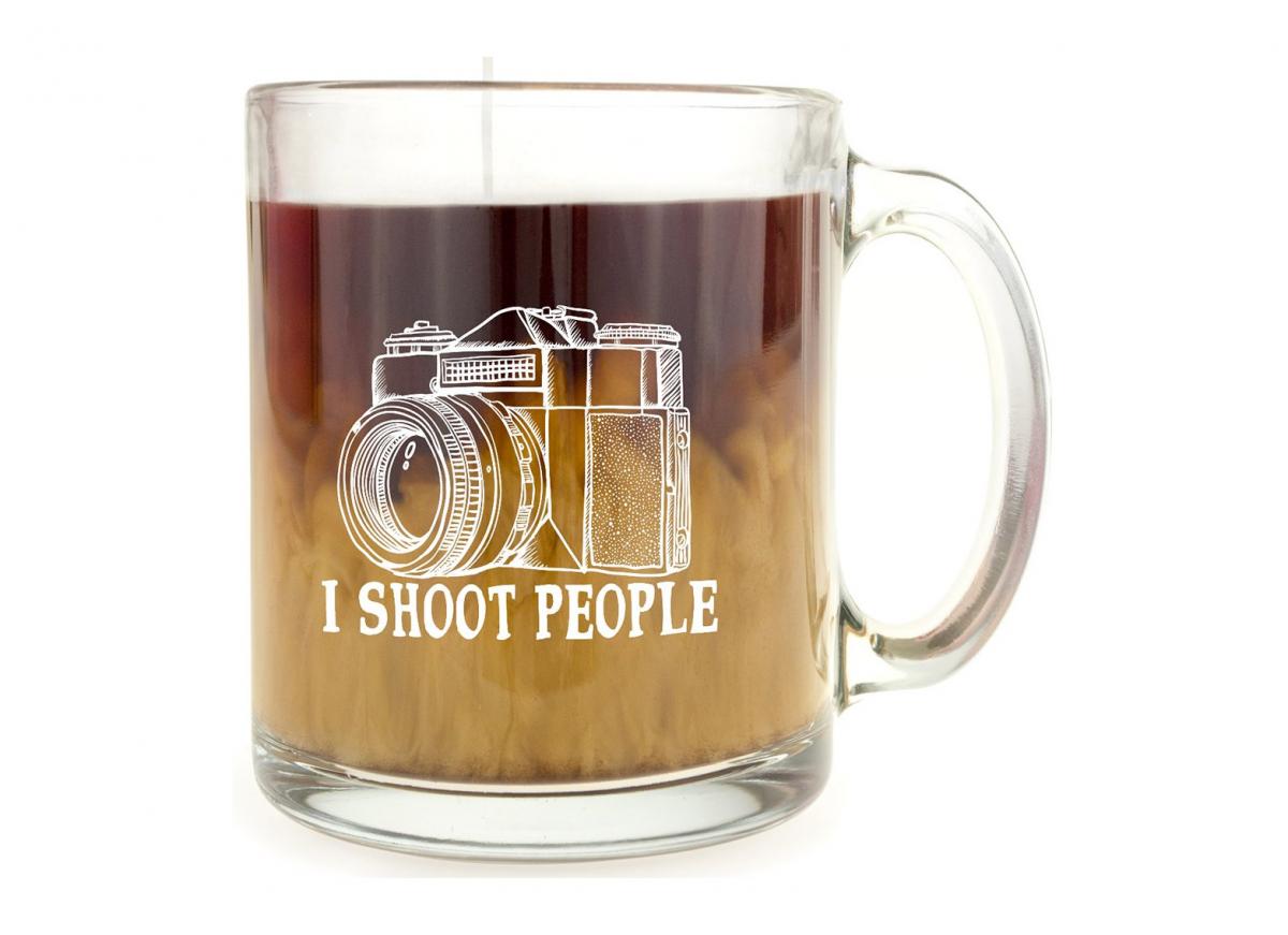 I Shoot People Funny Photography Mug
