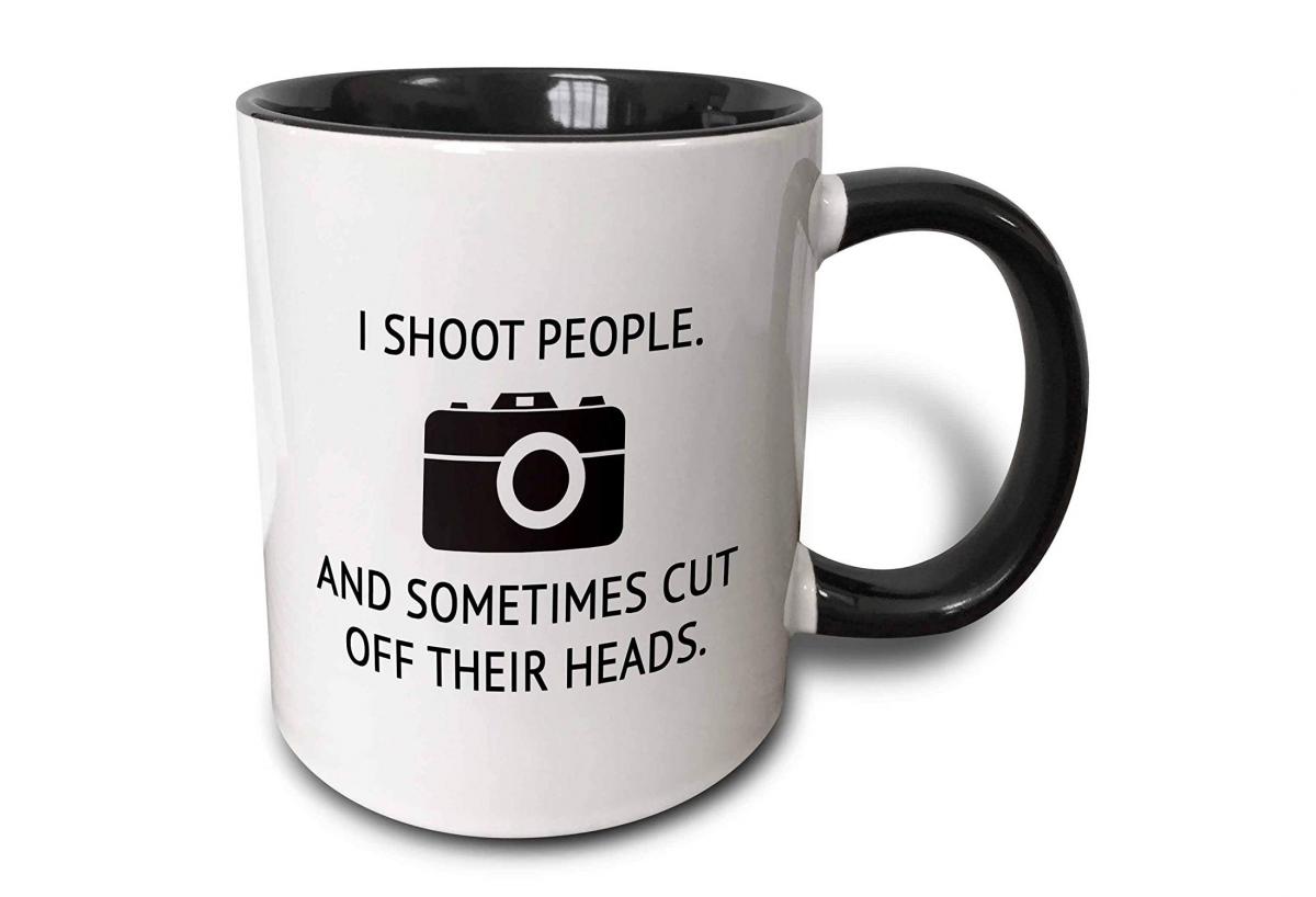 I Shoot People Funny Photography Mug